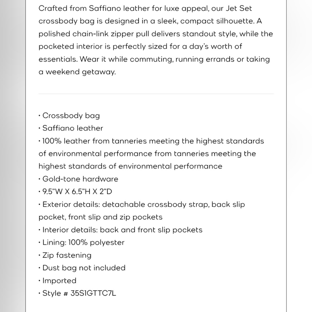 Michael Kors Black and Gold Chain Crossbody Bag. - Picture 4 of 4